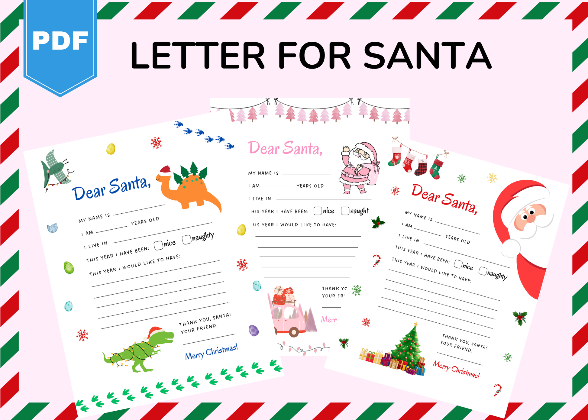 Letter To Santa Printable