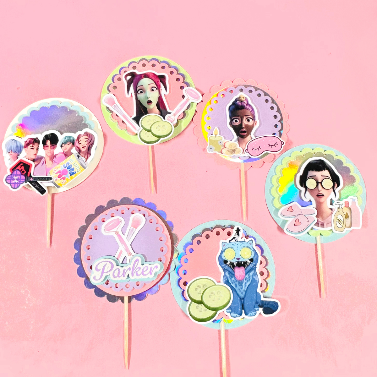 Personalized Cupcake Toppers