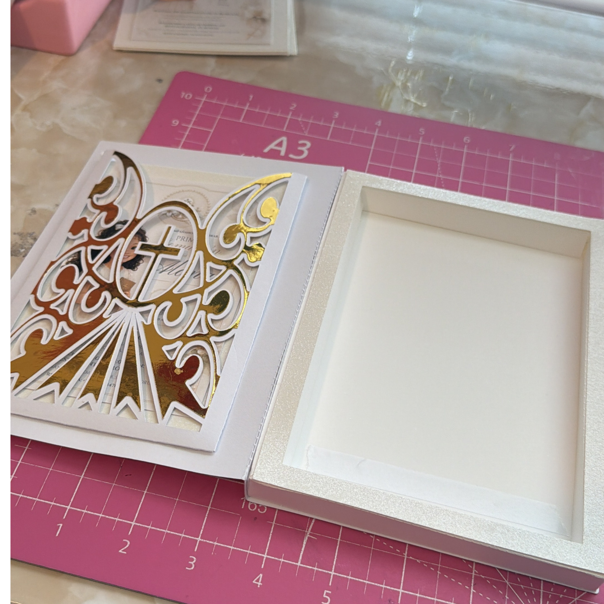 Luxury First Communion Invitation Keepsake Box