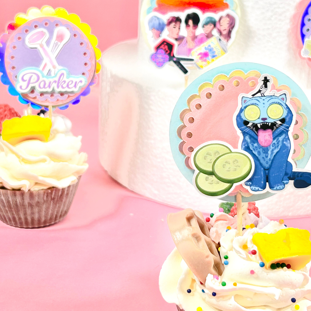 Personalized Cupcake Toppers