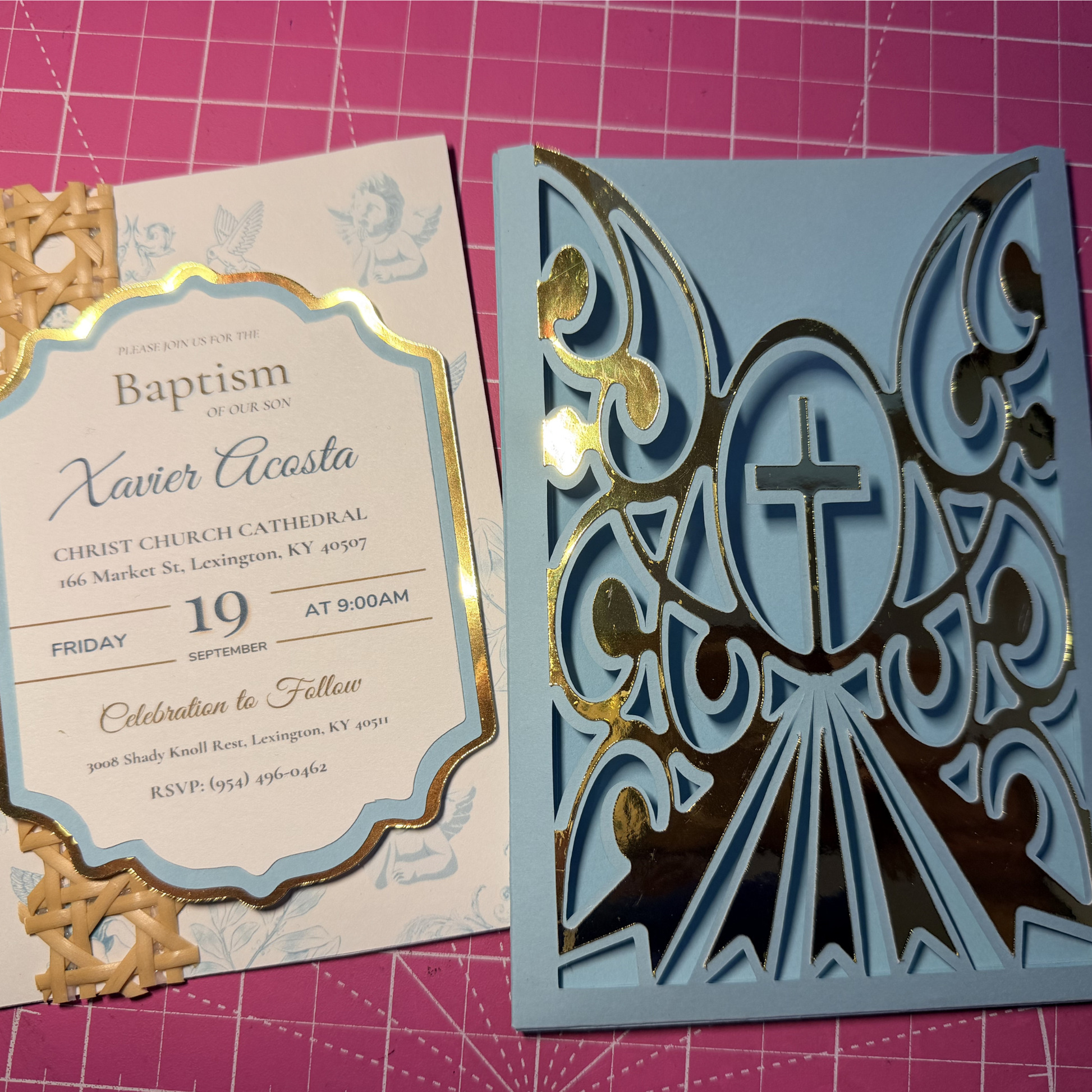 Luxury First Communion Invitation Keepsake Box