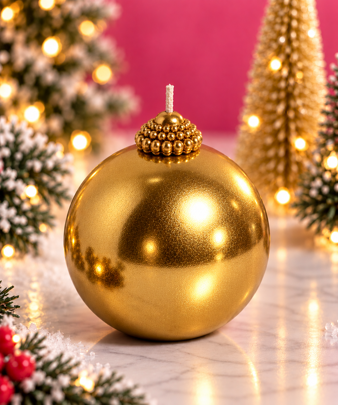 Christmas Ornament Candle