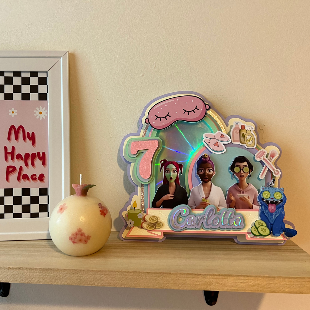 K-pop Demon Hunters Spa Style Inspired Cake Topper