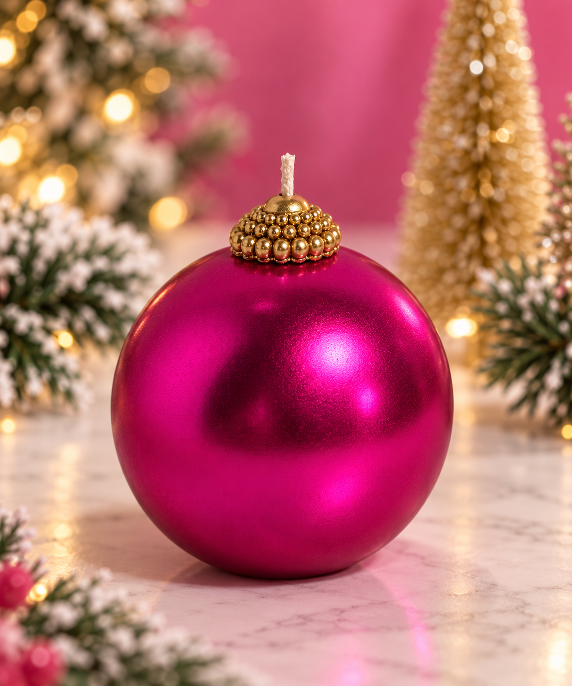 Christmas Ornament Candle