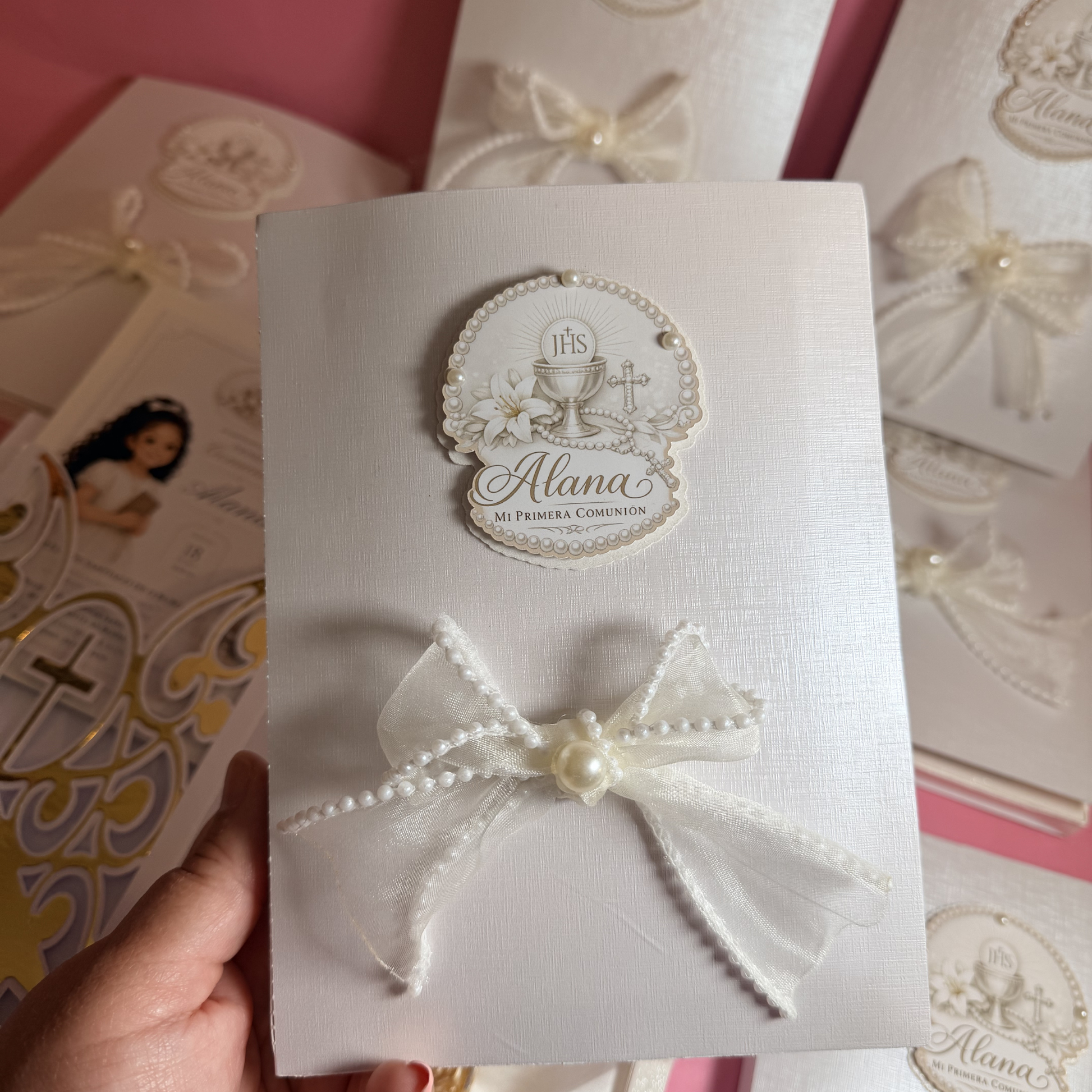 Luxury First Communion Invitation Keepsake Box