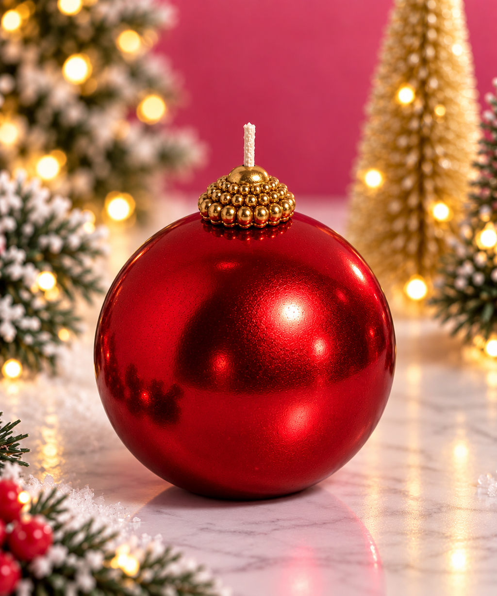 Christmas Ornament Candle