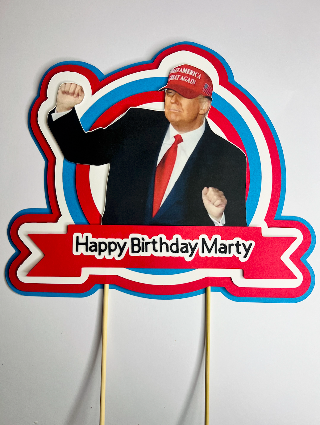 Donald Trump Cake Topper