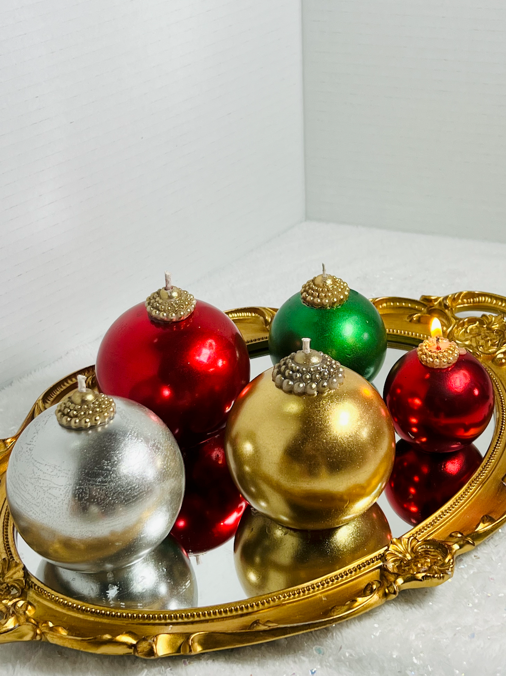 Ornaments Christmas Candle