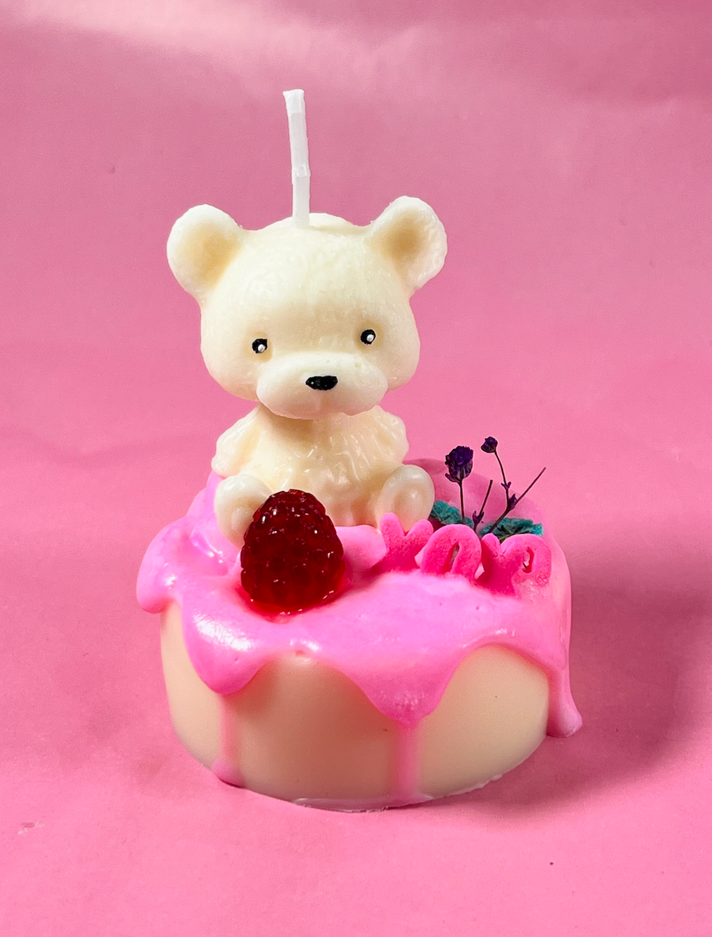 Bear Cake Candle