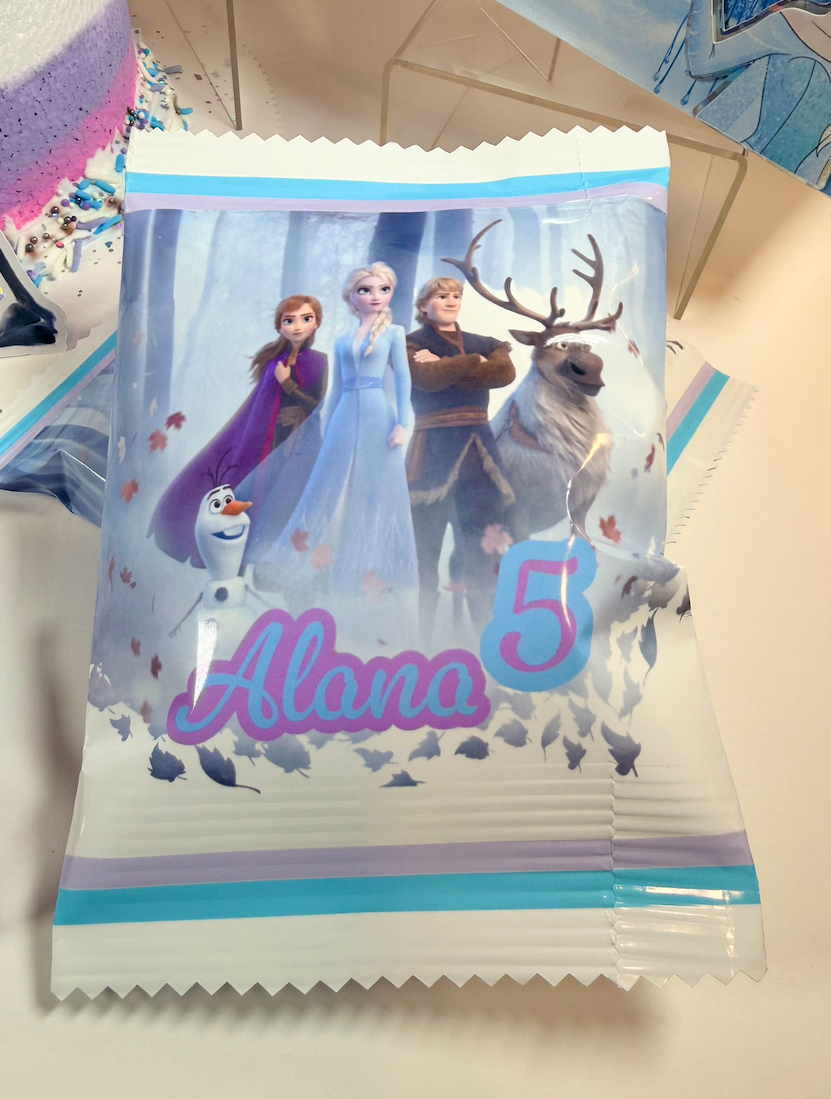 Personalized Chip Bag Party Favor