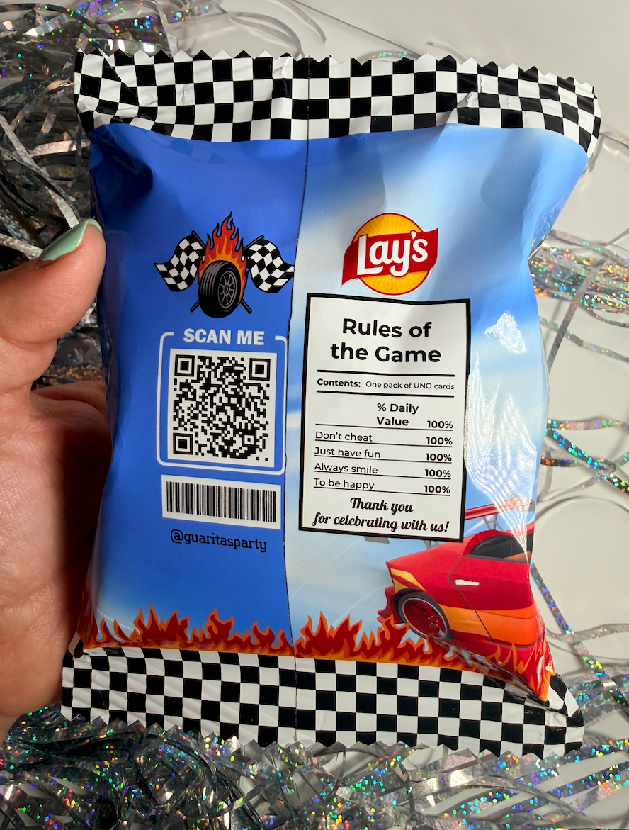 Personalized Chip Bag Party Favor