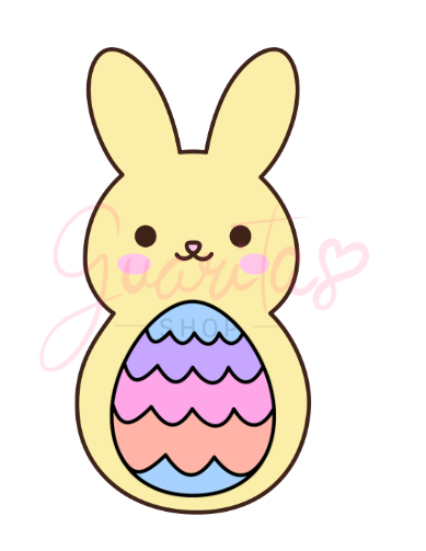 Easter Bunny Treat Holder Template (Printable)