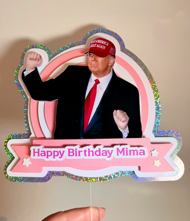 Donald Trump Cake Topper