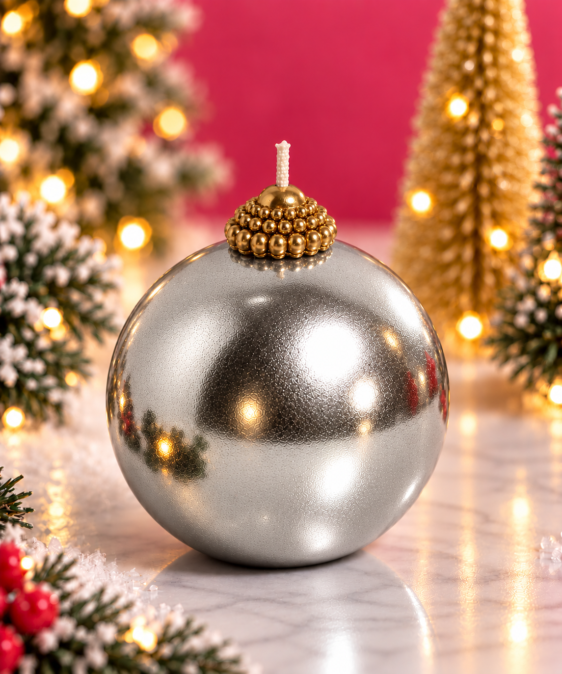 Christmas Ornament Candle