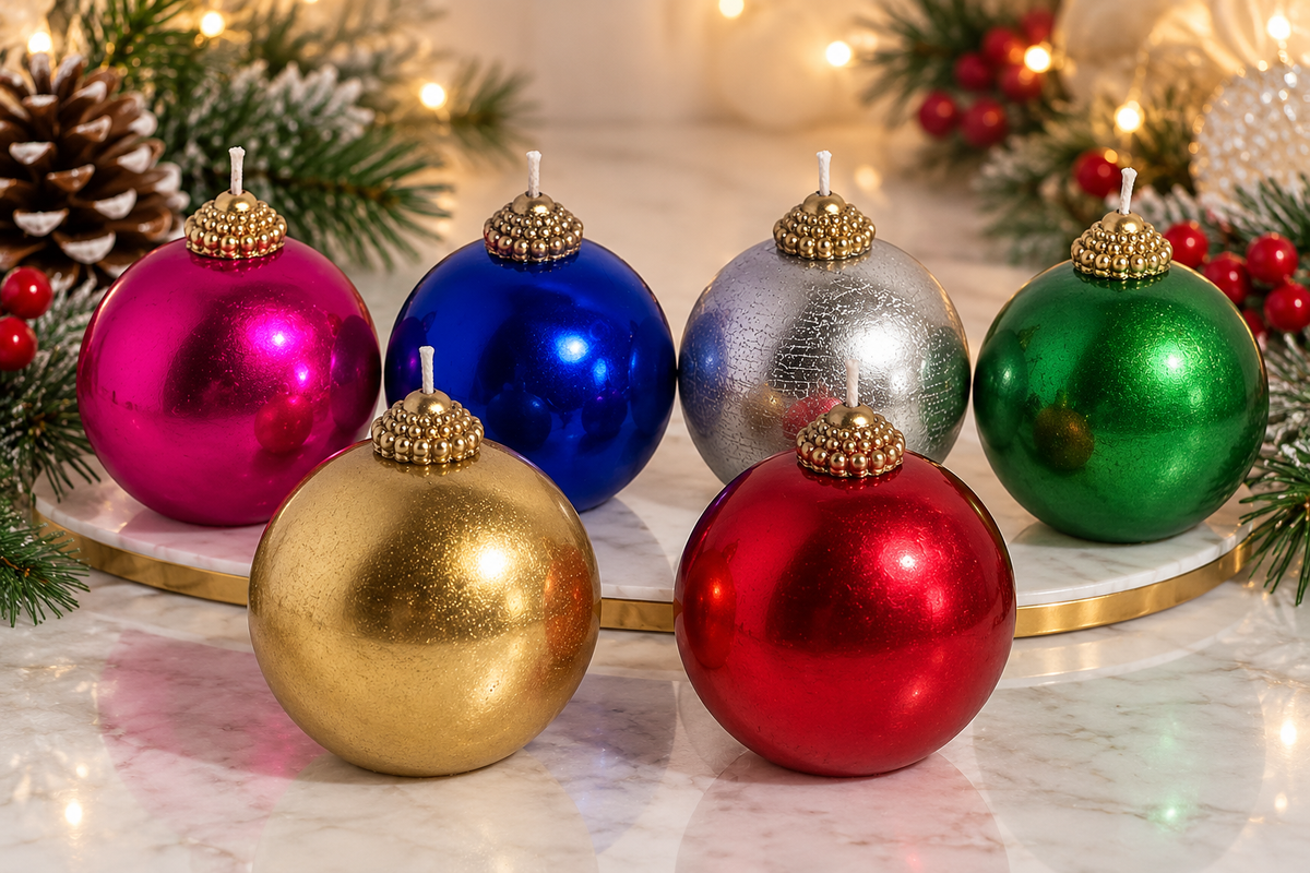 Christmas Ornament Candle