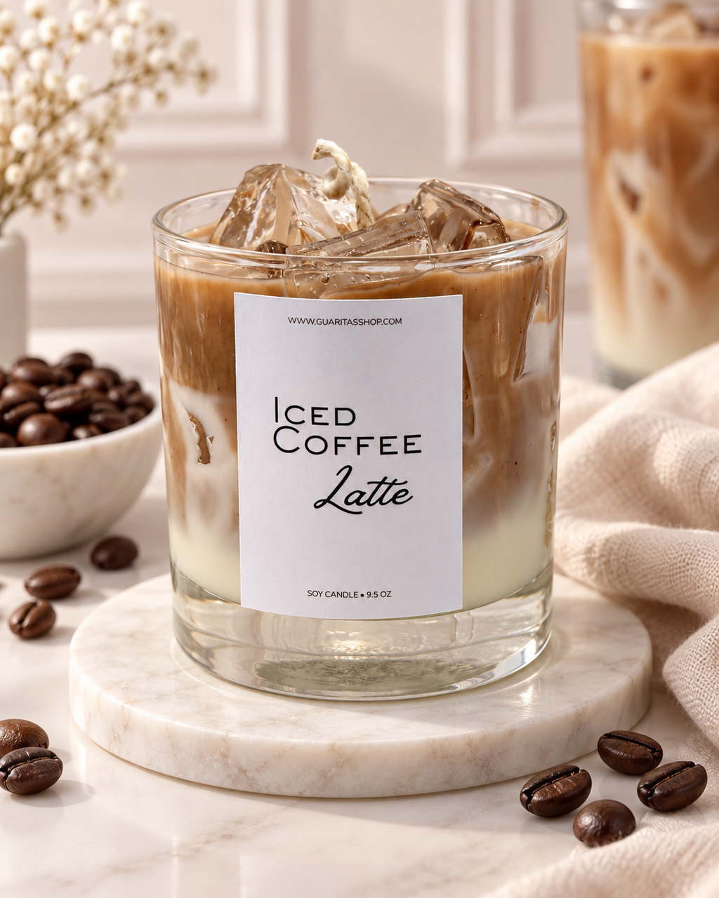 Iced Coffee Latte Candle