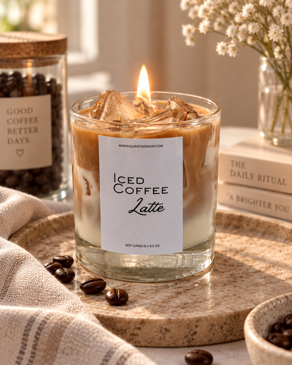Iced Coffee Latte Candle