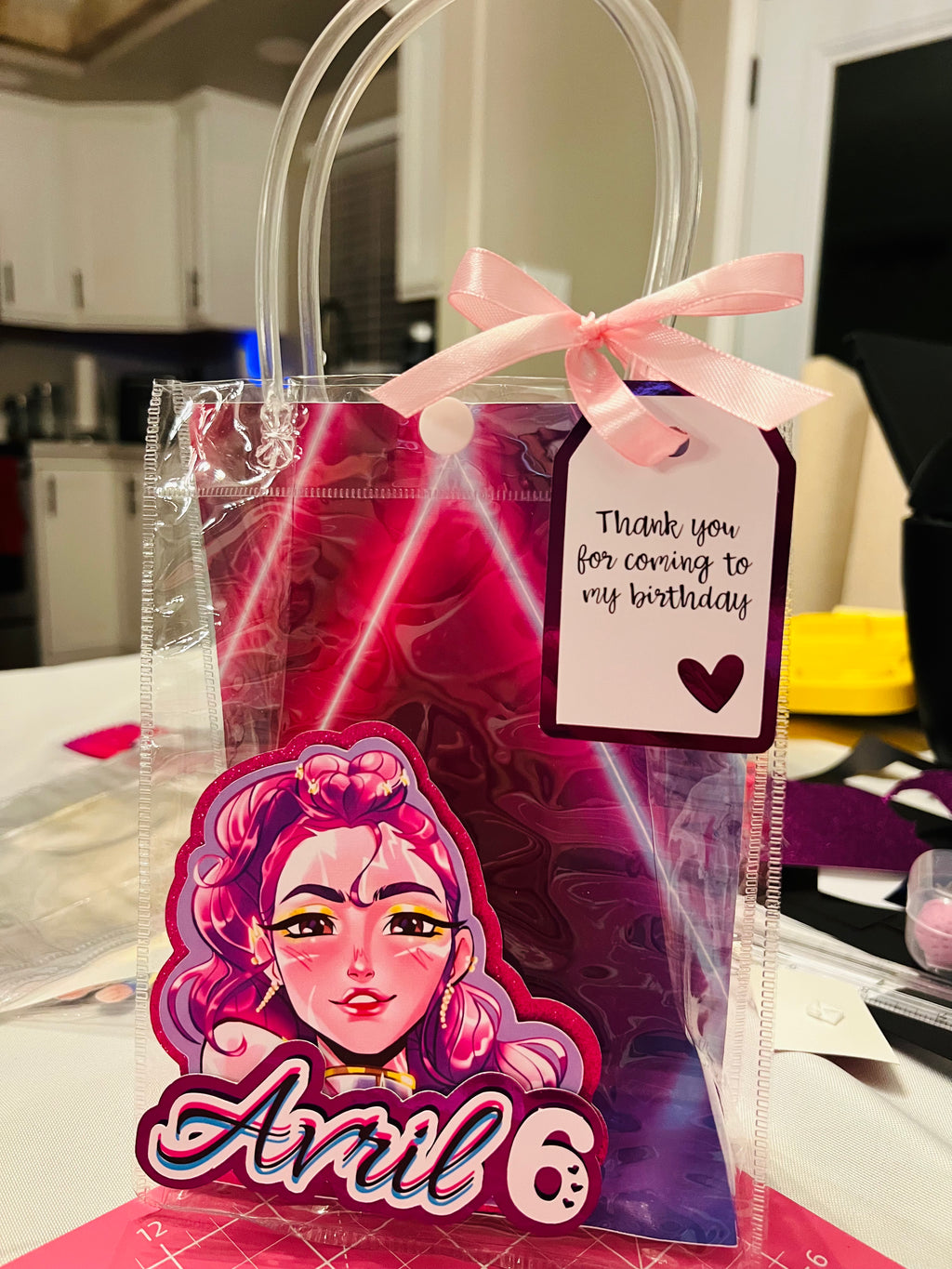 Personalized K-pop Party Favor Bag