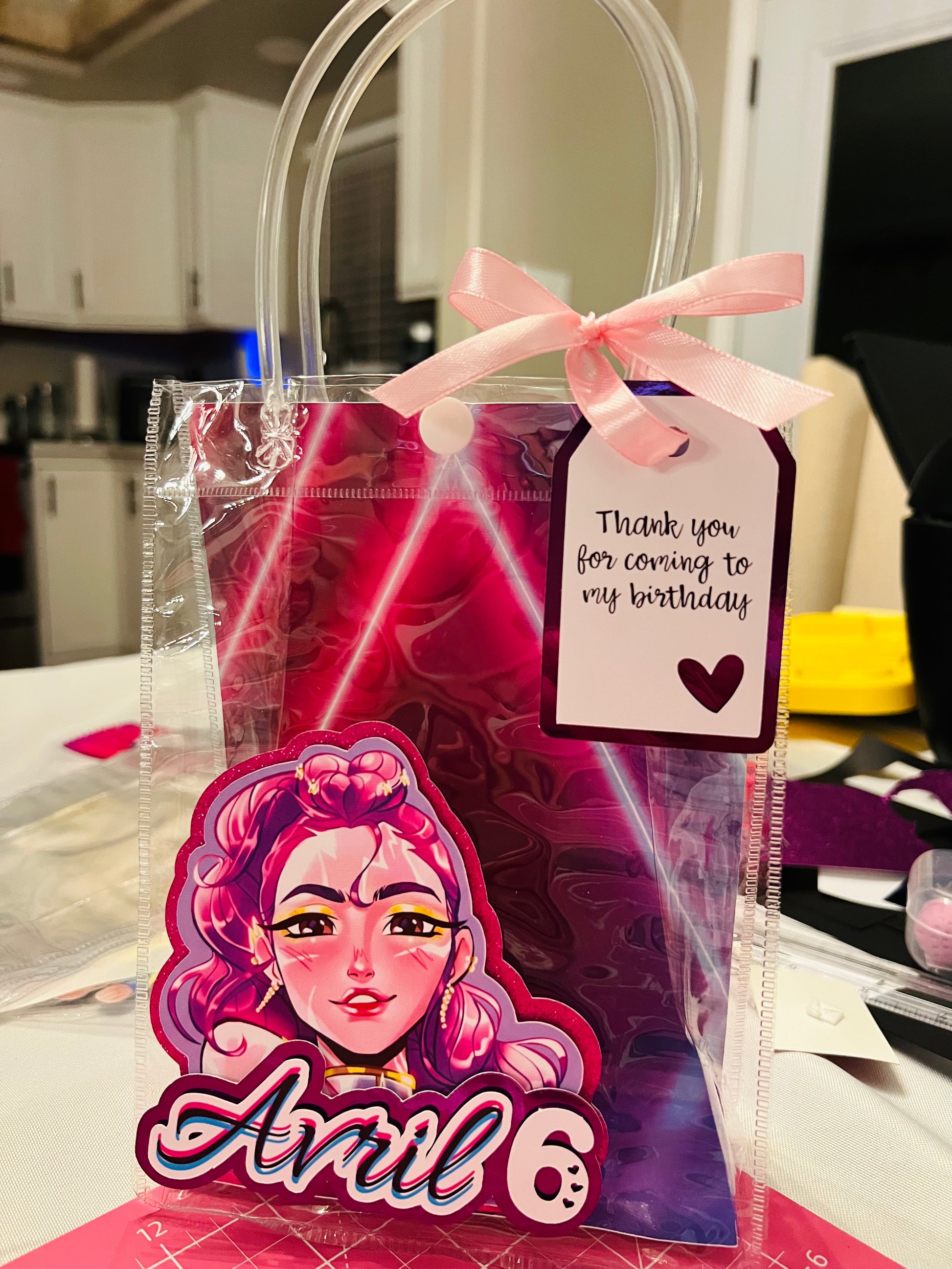 Personalized K-pop Party Favor Bag