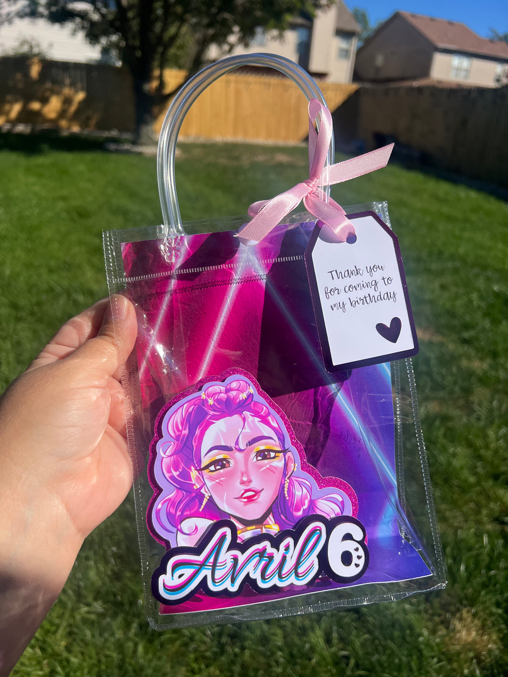 Personalized K-pop Party Favor Bag