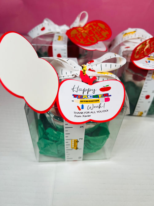 Apple Candle to give as a gift during Teacher Appreciation Week