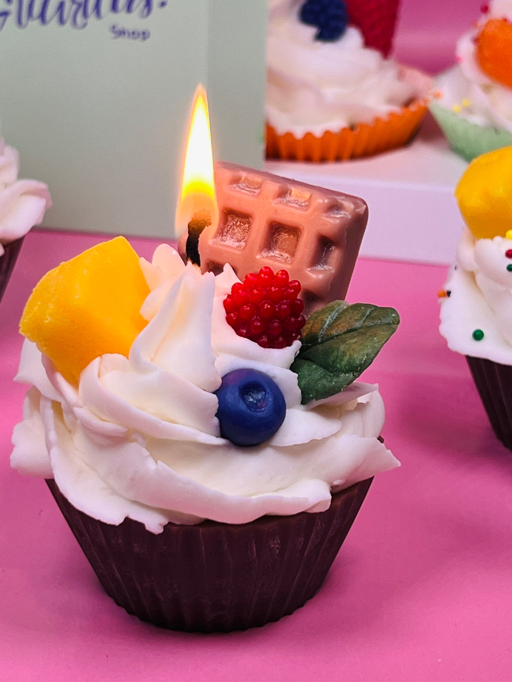 Set of 2 Cupcake Candles