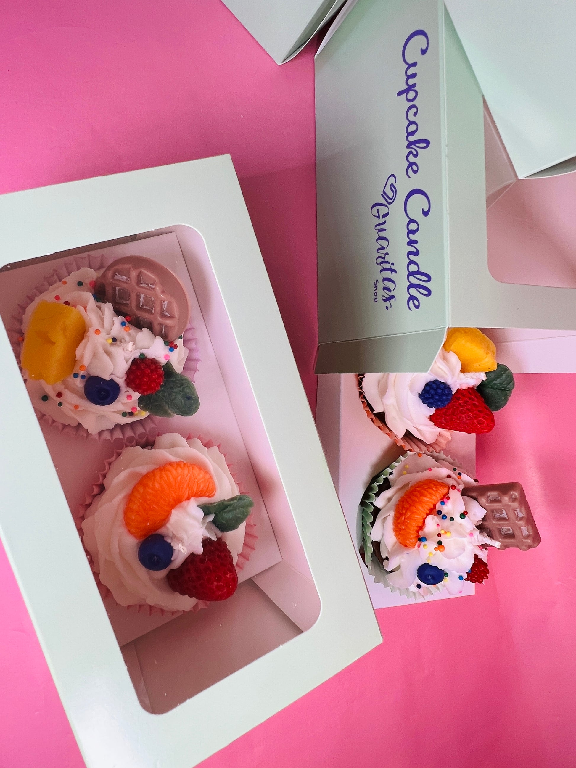 Set of 2 Cupcake Candles