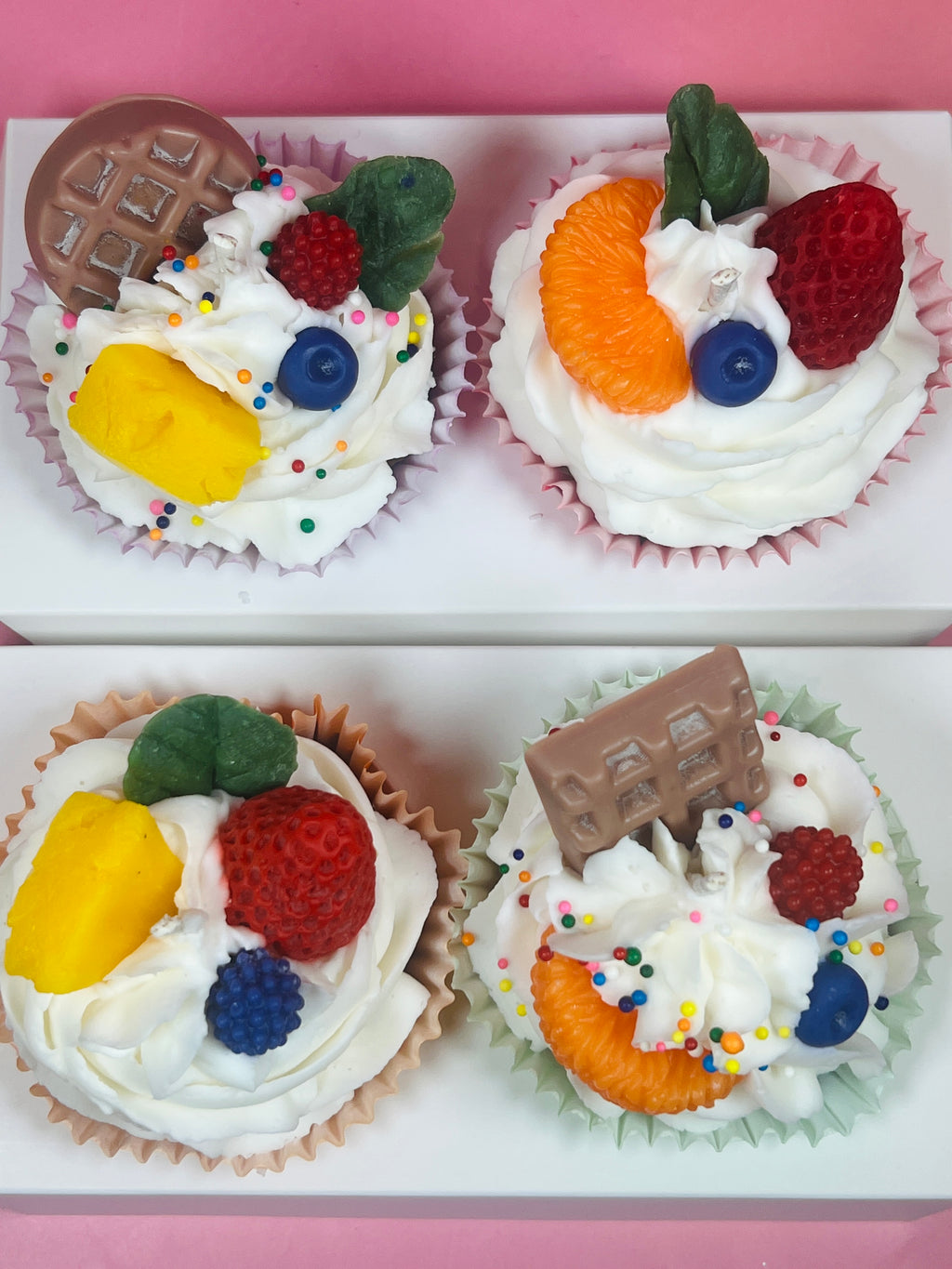 Set of 2 Cupcake Candles