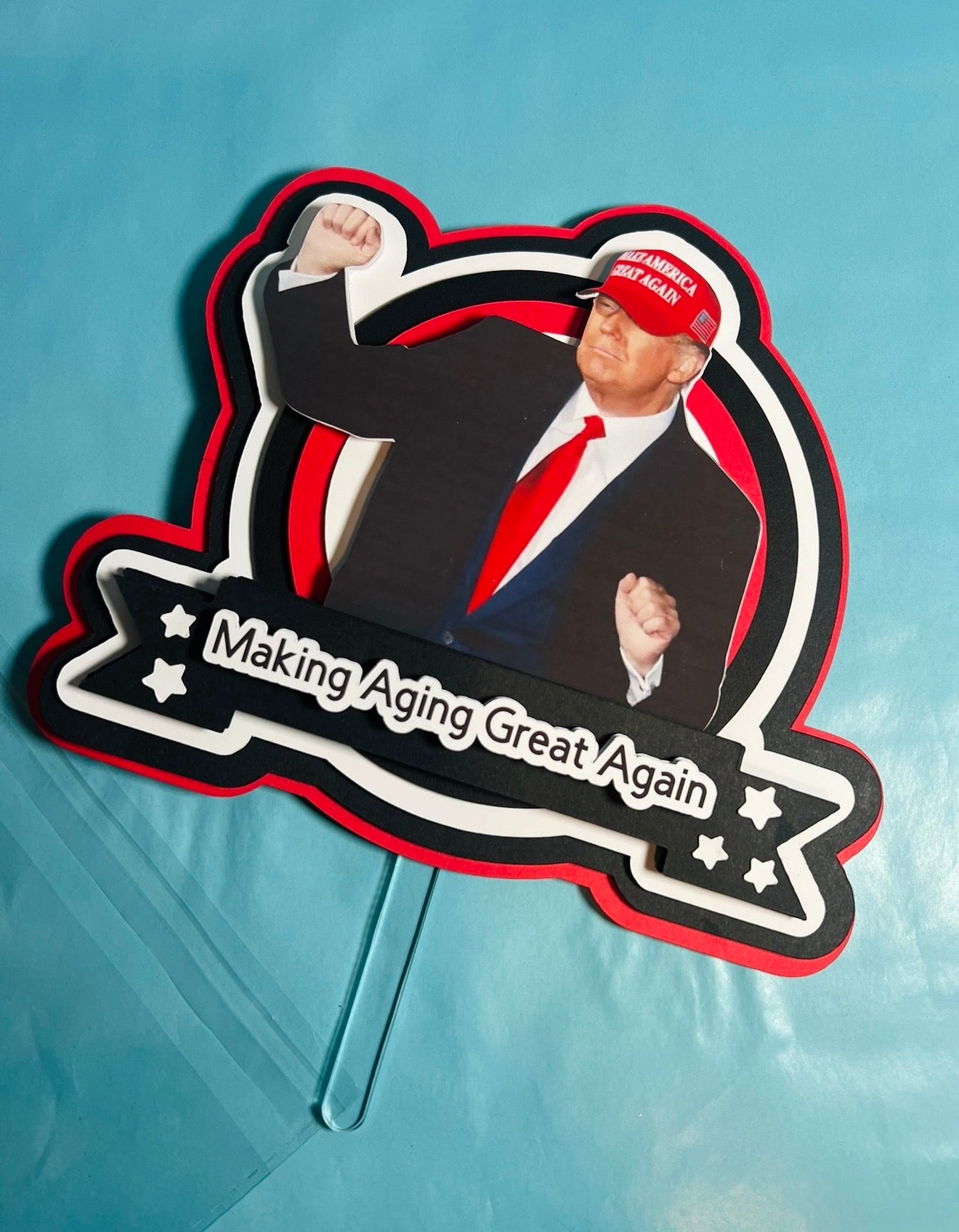 Donald Trump Cake Topper
