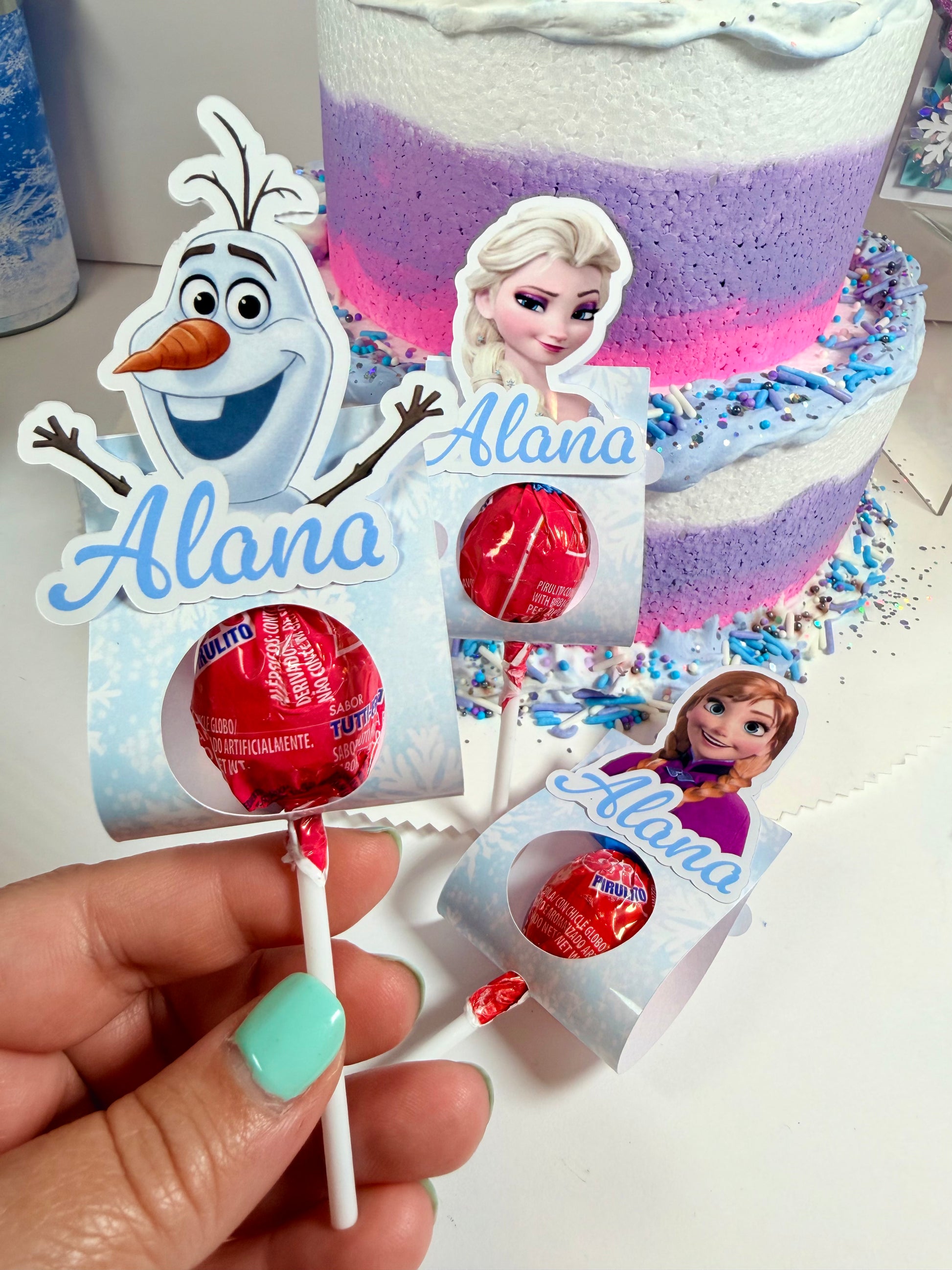 Personalized Lollipop Party Favors
