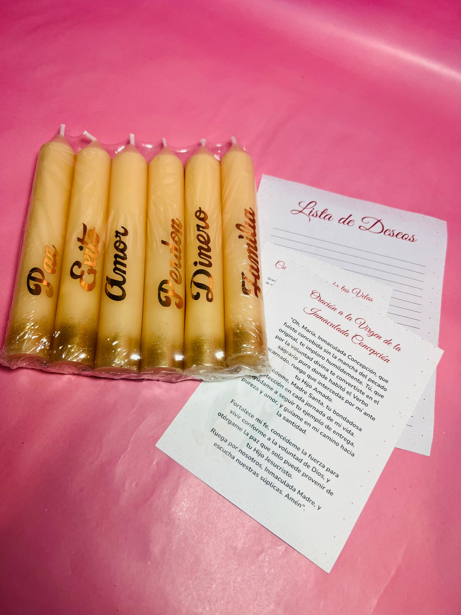 Candle Set for Colombia Day of the Little Candles