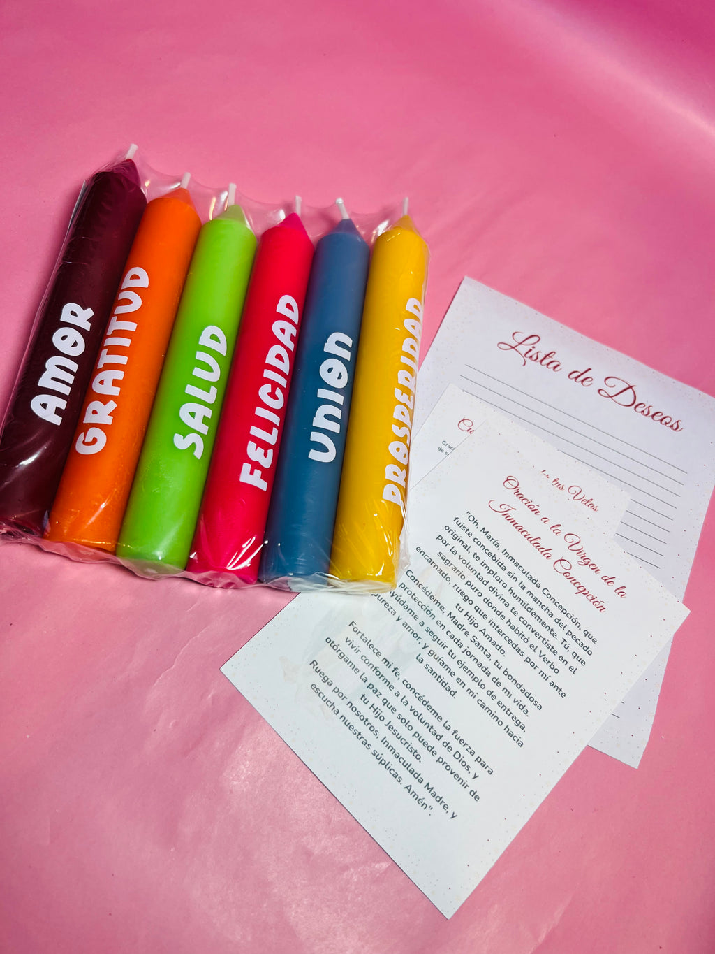 Candle Set for Colombia Day of the Little Candles