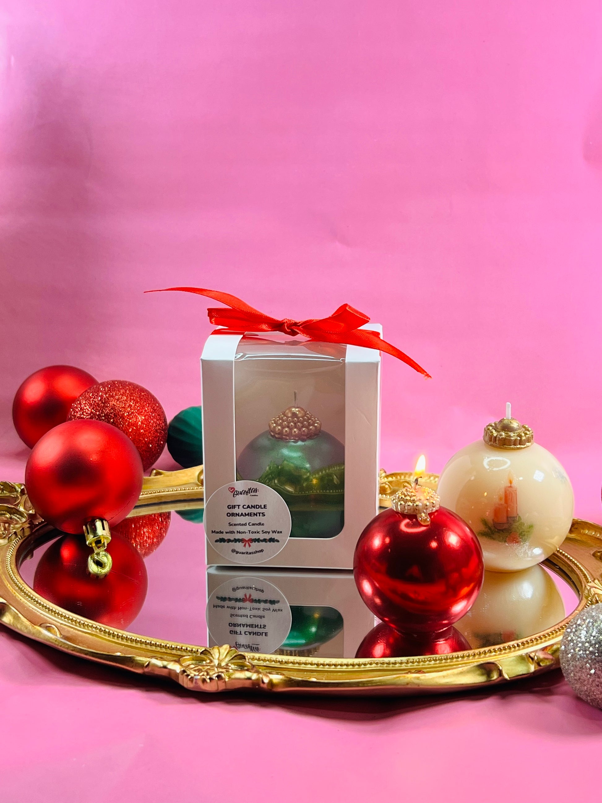 Ornaments Christmas Candle