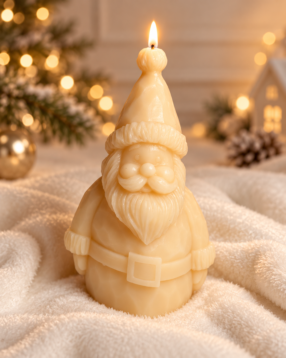 Classic Santa Candle
