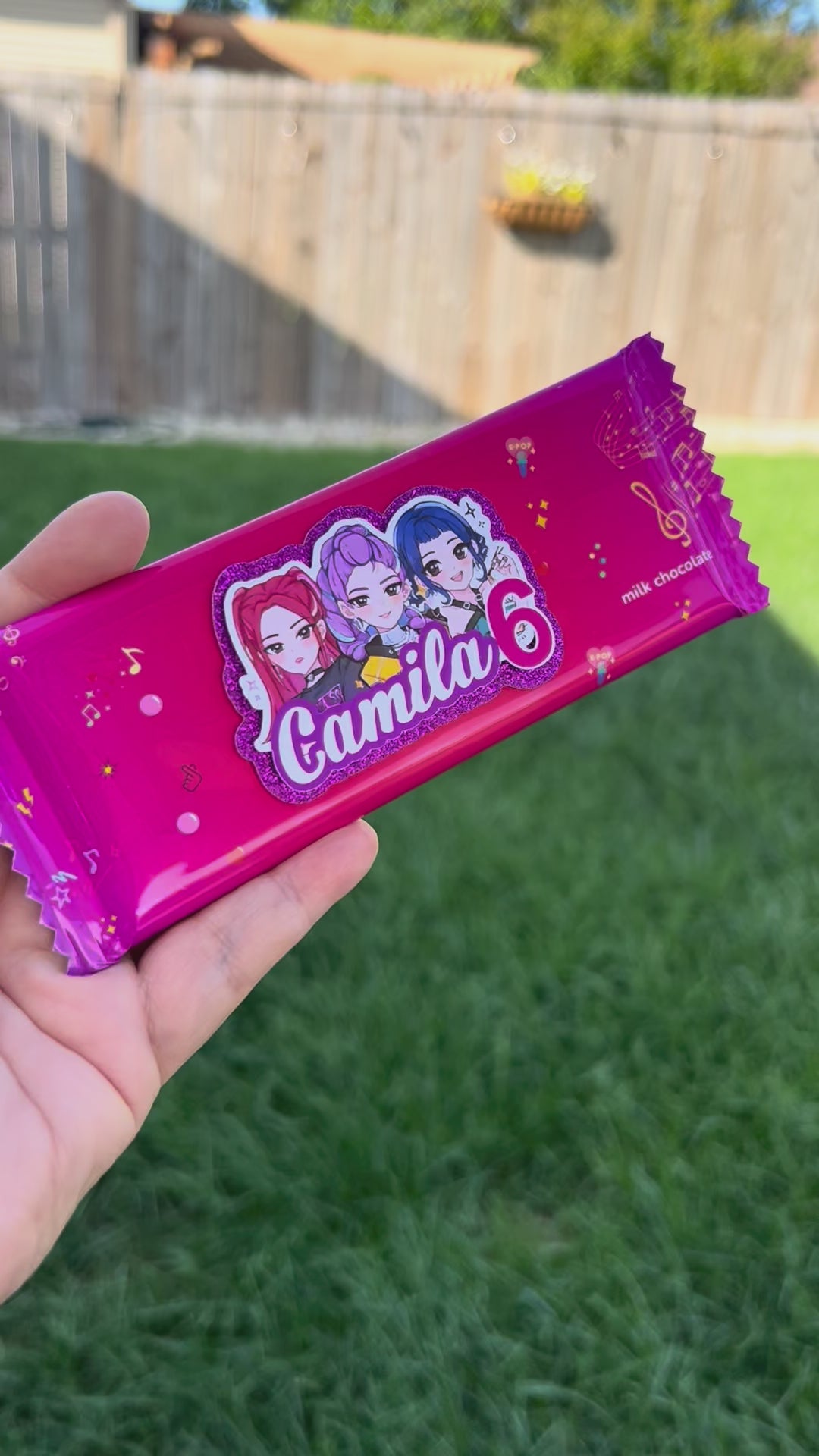 Custom Hershey's Bar Wrapper